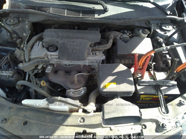 4T1BF1FK6DU269264 - 2013 TOYOTA CAMRY L/SE/LE/XLE GRAY photo 10
