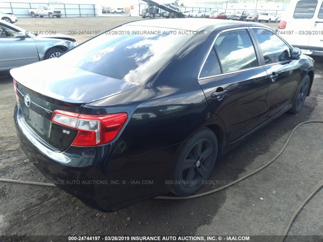 4T1BF1FK6DU269264 - 2013 TOYOTA CAMRY L/SE/LE/XLE GRAY photo 4