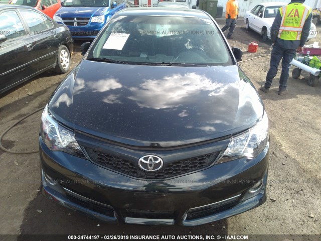 4T1BF1FK6DU269264 - 2013 TOYOTA CAMRY L/SE/LE/XLE GRAY photo 6