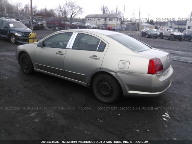 4A3AB36S44E109687 - 2004 MITSUBISHI GALANT LS MEDIUM GREEN photo 3