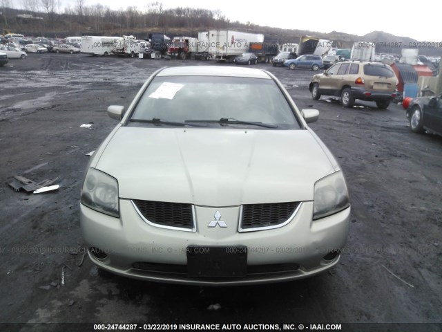 4A3AB36S44E109687 - 2004 MITSUBISHI GALANT LS MEDIUM GREEN photo 6