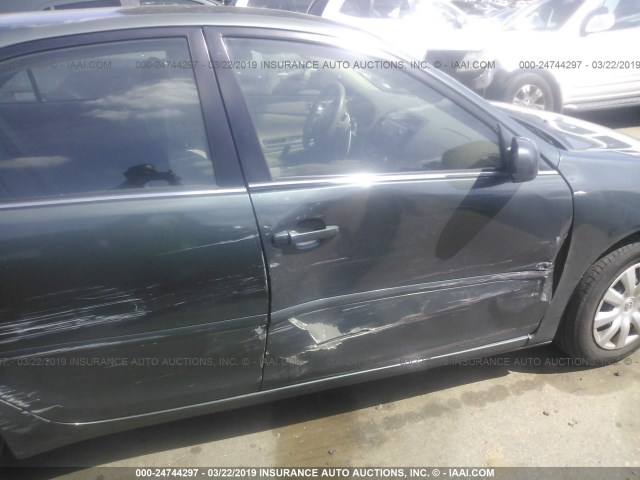 4T1BE32K26U141143 - 2006 TOYOTA CAMRY LE/XLE/SE GREEN photo 6