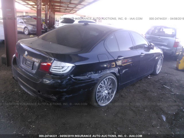 WBAFR9C52BC757671 - 2011 BMW 550 I BLACK photo 4