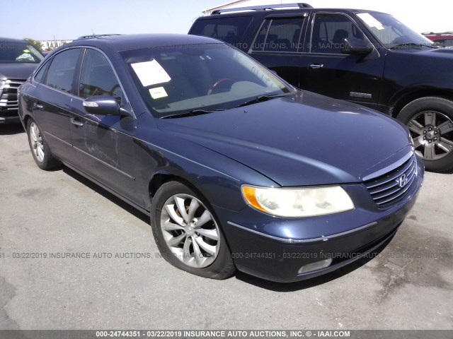 KMHFC46F68A272798 - 2008 HYUNDAI AZERA SE/LIMITED BLUE photo 1