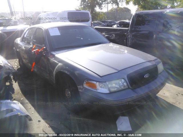 2FAFP71W16X130967 - 2006 FORD CROWN VICTORIA POLICE INTERCEPTOR SILVER photo 1