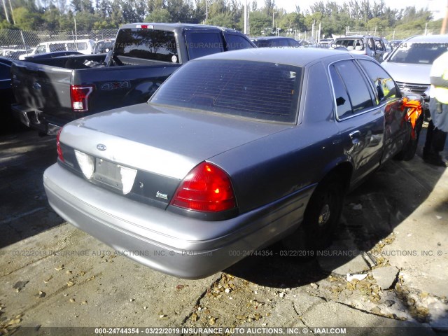 2FAFP71W16X130967 - 2006 FORD CROWN VICTORIA POLICE INTERCEPTOR SILVER photo 4