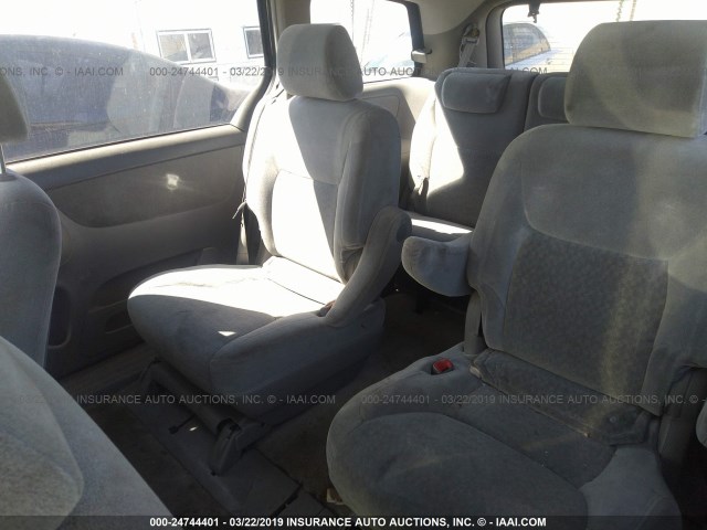 5TDZA23C35S306894 - 2005 TOYOTA SIENNA CE/LE SILVER photo 8