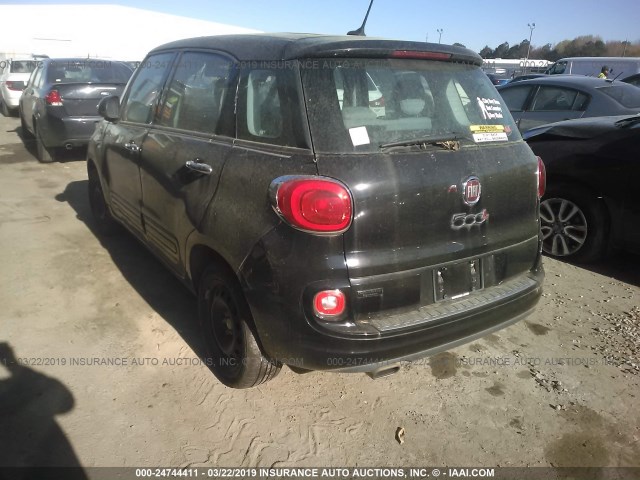 ZFBCFAAH6EZ000208 - 2014 FIAT 500L POP BLACK photo 3