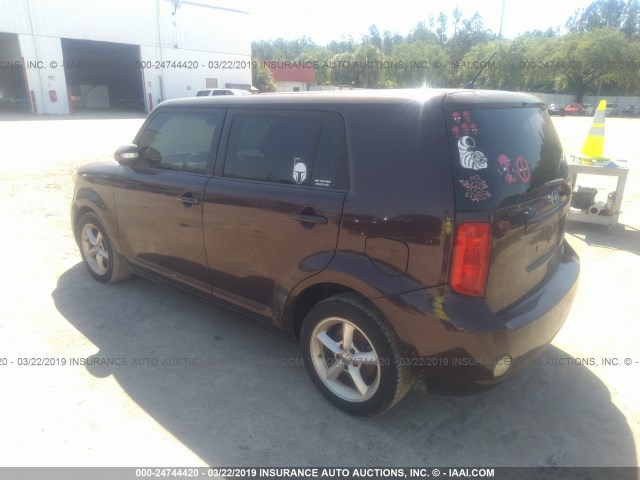 JTLKE50EX81034198 - 2008 TOYOTA SCION XB 紫色 照片 3