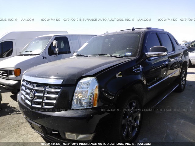 3GYFK62807G206462 - 2007 CADILLAC ESCALADE EXT BLACK photo 2