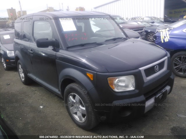 5J6YH18695L008964 - 2005 HONDA ELEMENT EX BLACK photo 1