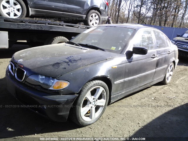 WBAEV53495KM42626 - 2005 BMW 330 I BLACK photo 2