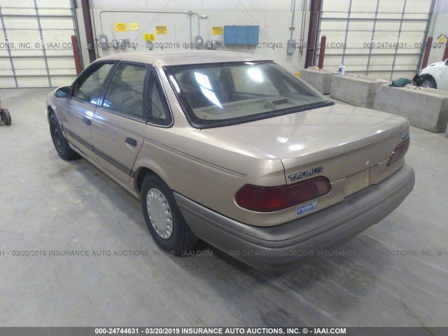 1FACP50U5NA127634 - 1992 FORD TAURUS L TAN photo 3