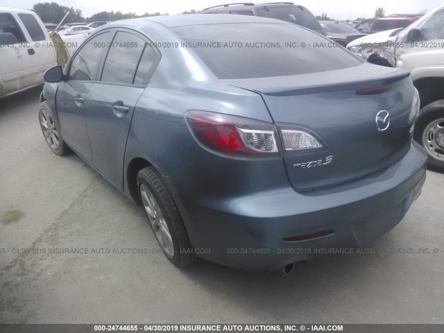 JM1BL1S55A1320148 - 2010 MAZDA 3 S TEAL photo 3