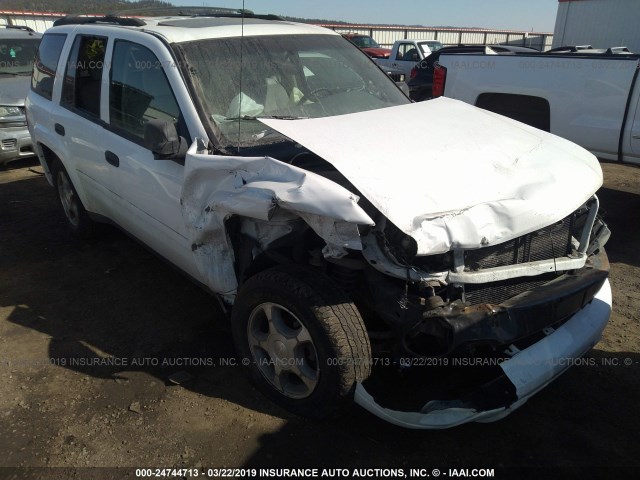 1GNDT13S082230592 - 2008 CHEVROLET TRAILBLAZER LS/LT WHITE photo 1