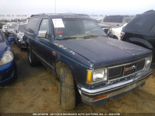 1GKCT18Z9J8540502 - 1988 GMC S15 JIMMY BLUE photo 1