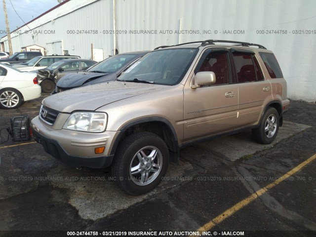 JHLRD1875YC035228 - 2000 HONDA CR-V SE/EX Champagne photo 2