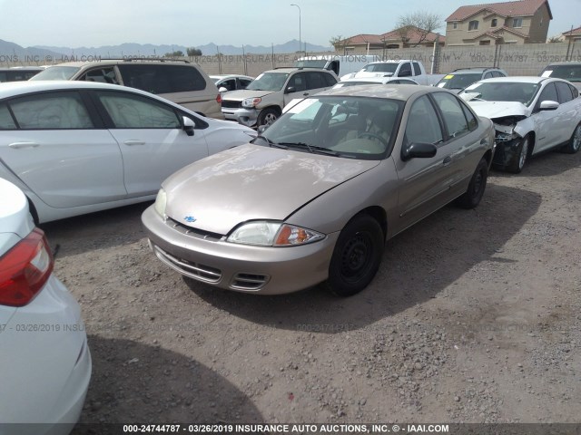 1G1JC524427264592 - 2002 CHEVROLET CAVALIER CNG GOLD photo 2