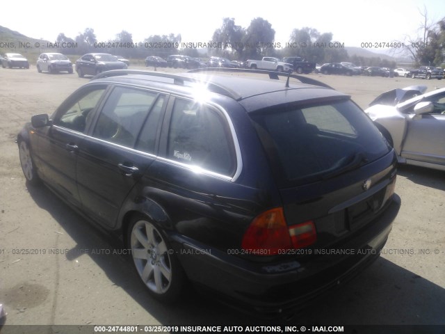 WBAAX134X3PJ00006 - 2003 BMW 325 IT BLUE photo 3