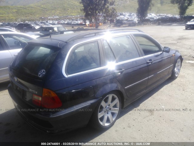 WBAAX134X3PJ00006 - 2003 BMW 325 IT BLUE photo 4