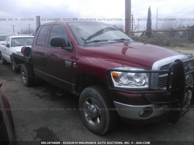 3D7KS28A98G197212 - 2008 DODGE RAM 2500 ST/SLT RED photo 1