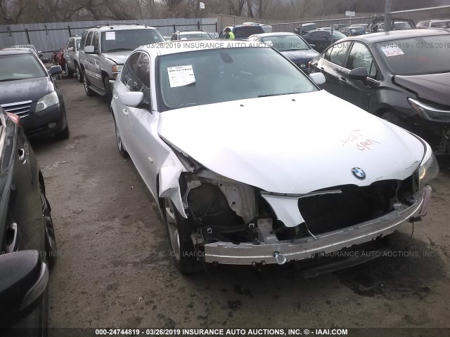 WBANU53528C115589 - 2008 BMW 528 I WHITE photo 1