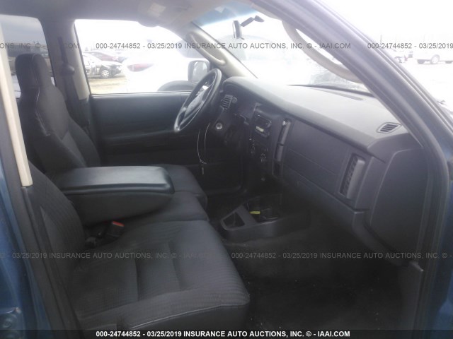 1B4HR38N92F173992 - 2002 DODGE DURANGO SPORT/SXT BLUE photo 5