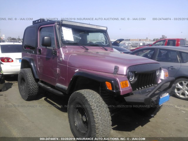 1J4FA29S76P776269 - 2006 JEEP WRANGLER / TJ SE PINK photo 1