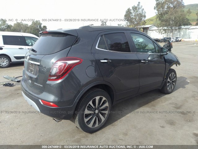 KL4CJBSB9HB153331 - 2017 BUICK ENCORE PREFERRED II GRAY photo 4