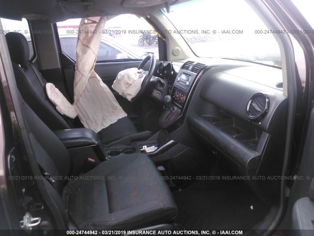 5J6YH18937L016748 - 2007 HONDA ELEMENT SC BURGUNDY photo 5