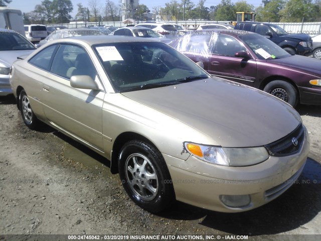 2T1CG22P1YC405624 - 2000 TOYOTA CAMRY SOLARA SE GOLD photo 1