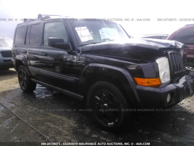 1J8HG48KX6C252222 - 2006 JEEP COMMANDER შავი ფოტო 1