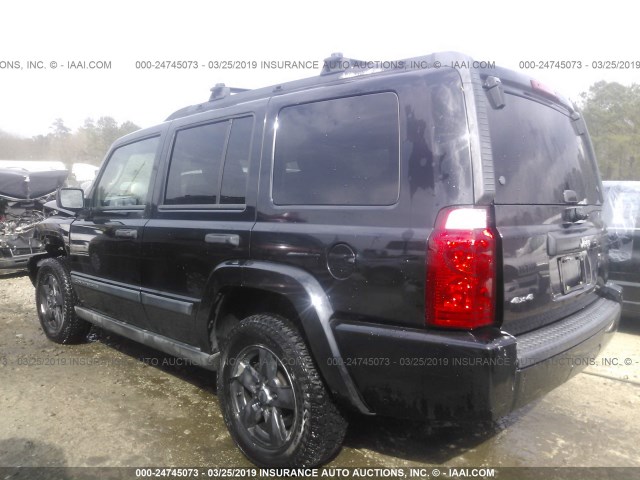 1J8HG48KX6C252222 - 2006 JEEP COMMANDER შავი ფოტო 3