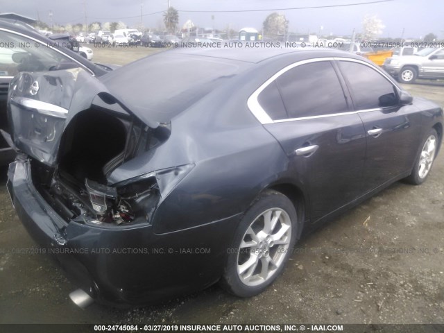 1N4AA5AP7DC834416 - 2013 NISSAN MAXIMA S/SV GRAY photo 4