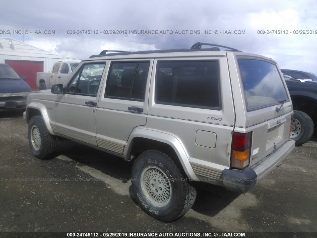 1J4FJ78S4TL101948 - 1996 JEEP CHEROKEE COUNTRY GOLD photo 3