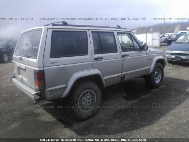 1J4FJ78S4TL101948 - 1996 JEEP CHEROKEE COUNTRY GOLD photo 4