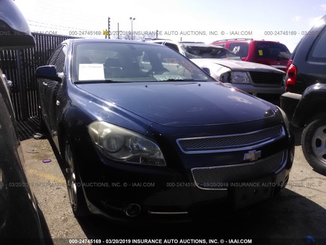 1G1ZK57708F242581 - 2008 CHEVROLET MALIBU LTZ BLUE photo 1