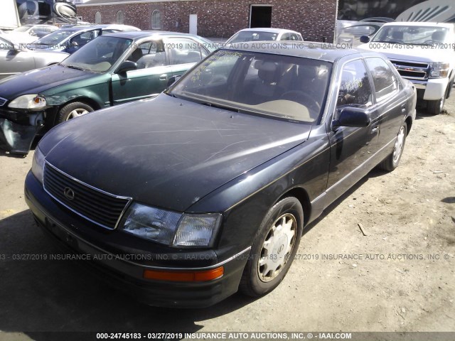 JT8UF22E6S0012076 - 1995 LEXUS LS 400 BLACK photo 2