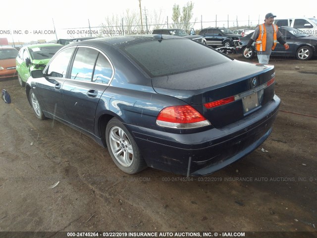 WBAGL63482DP50827 - 2002 BMW 745 I BLACK photo 3