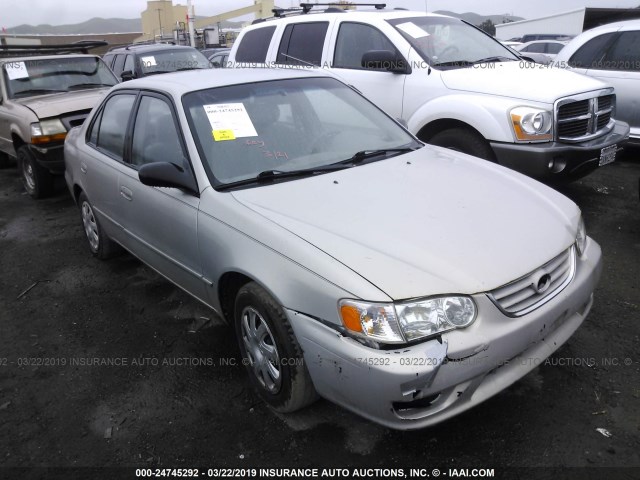 1NXBR12E61Z493752 - 2001 TOYOTA COROLLA CE/LE/S BEIGE photo 1