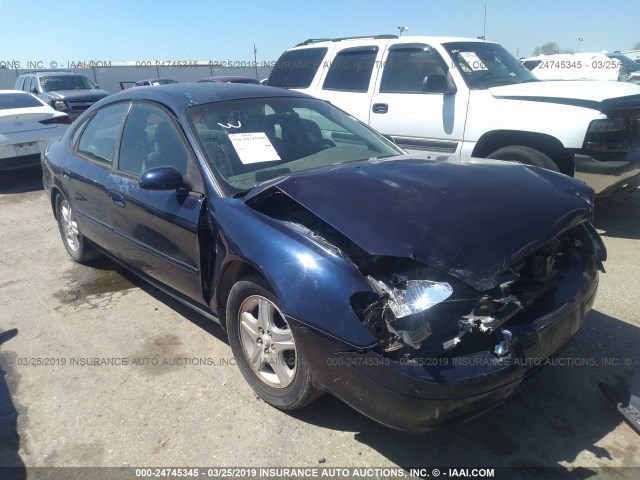 1FAFP56S1YA215104 - 2000 FORD TAURUS SEL BLUE photo 1