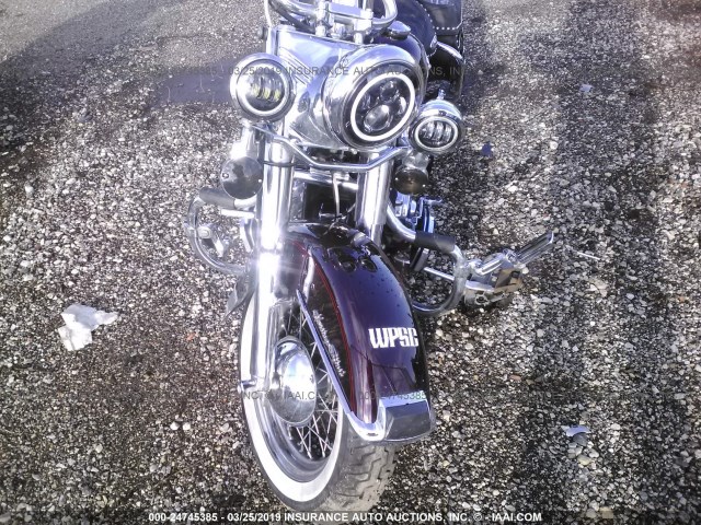 1HD1BWB185Y102144 - 2005 HARLEY-DAVIDSON FLSTCI MAROON photo 5