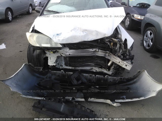 2HGES16415H514184 - 2005 HONDA CIVIC DX WHITE photo 6