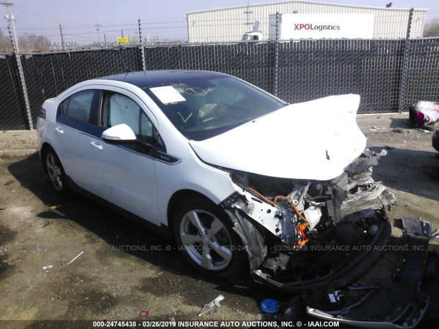 1G1RA6E45CU111085 - 2012 CHEVROLET VOLT WHITE photo 1