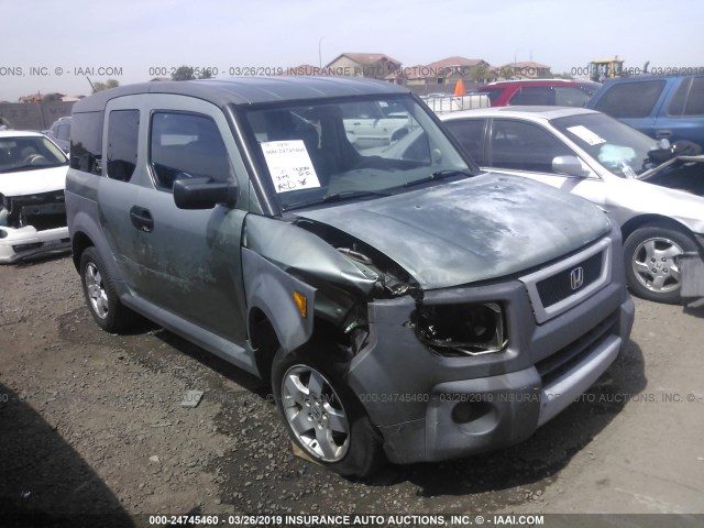 5J6YH18655L010212 - 2005 HONDA ELEMENT EX GREEN photo 1