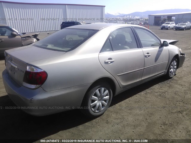 4T1BE32K46U146294 - 2006 TOYOTA CAMRY LE/XLE/SE GOLD photo 4