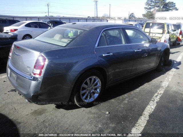 2C3CA5CG5BH514610 - 2011 CHRYSLER 300 LIMITED GRAY photo 4