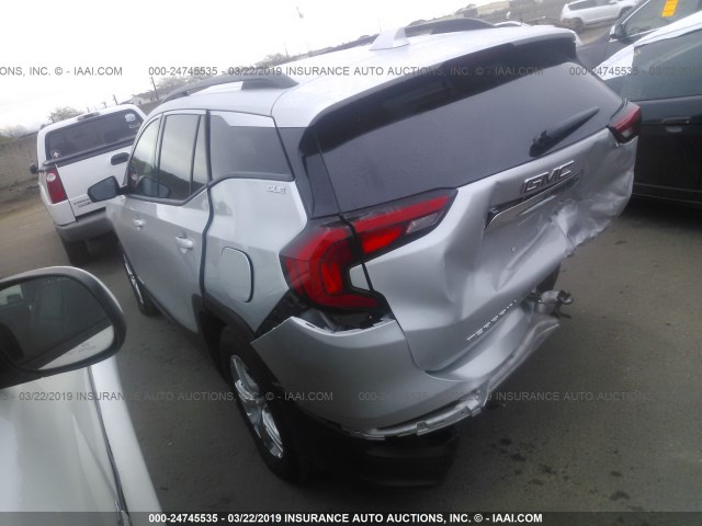 3GKALMEV1JL244305 - 2018 GMC TERRAIN SLE SILVER photo 3