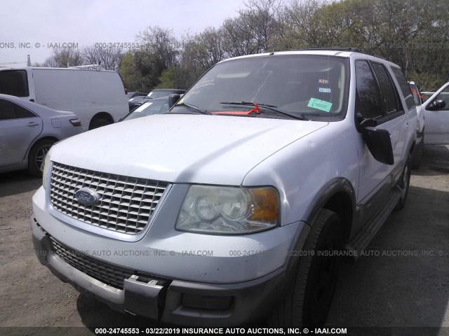 1FMRU17W13LC04994 - 2003 FORD EXPEDITION EDDIE BAUER WHITE photo 2