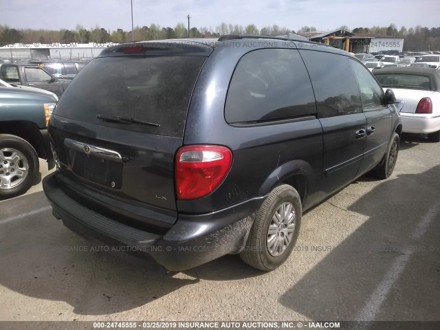 2A4GP44R77R285526 - 2007 CHRYSLER TOWN & COUNTRY LX Dark Blue photo 4